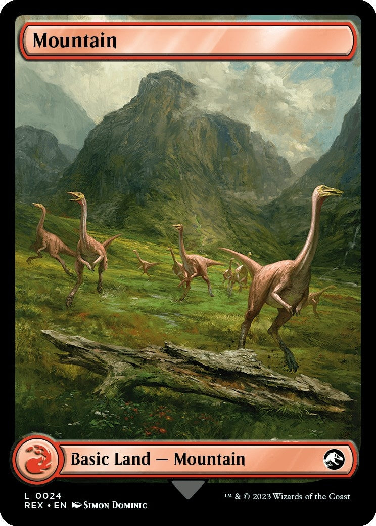 Mountain (24) [REX] - MTG Single