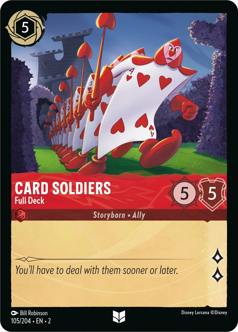 Card Soldiers - Full Deck (105) (2) - Disney Lorcana Single