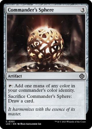 Commander’s Sphere (301) [LCC] - MTG Single