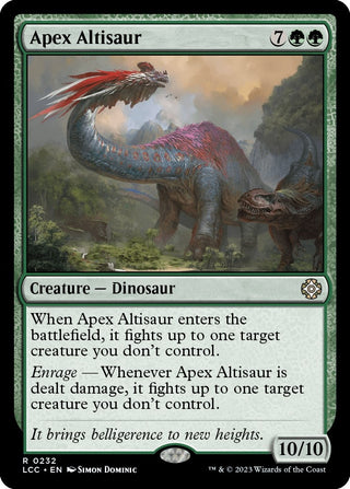 Apex Altisaur (232) [LCC] - MTG Single