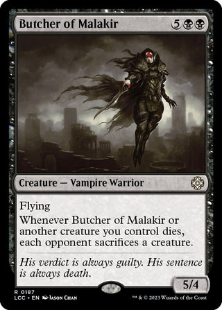 Butcher of Malakir (187) [LCC] - MTG Single
