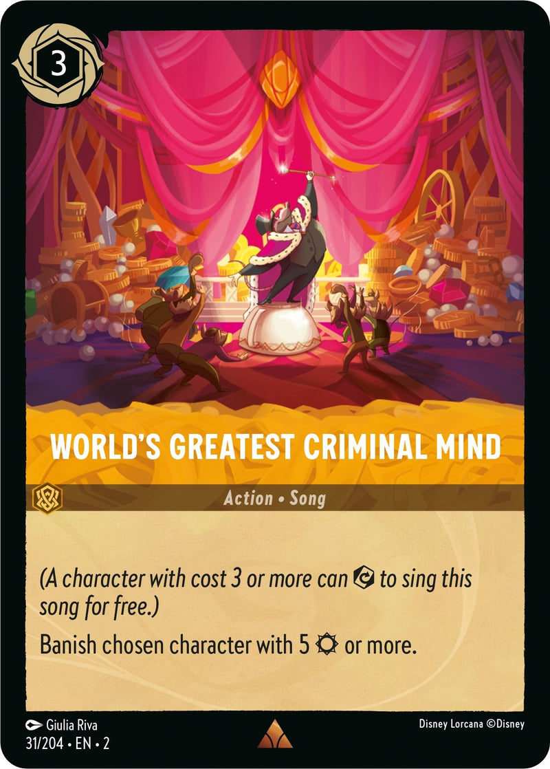 World’s Greatest Criminal Mind (31) (2) - Disney Lorcana Single