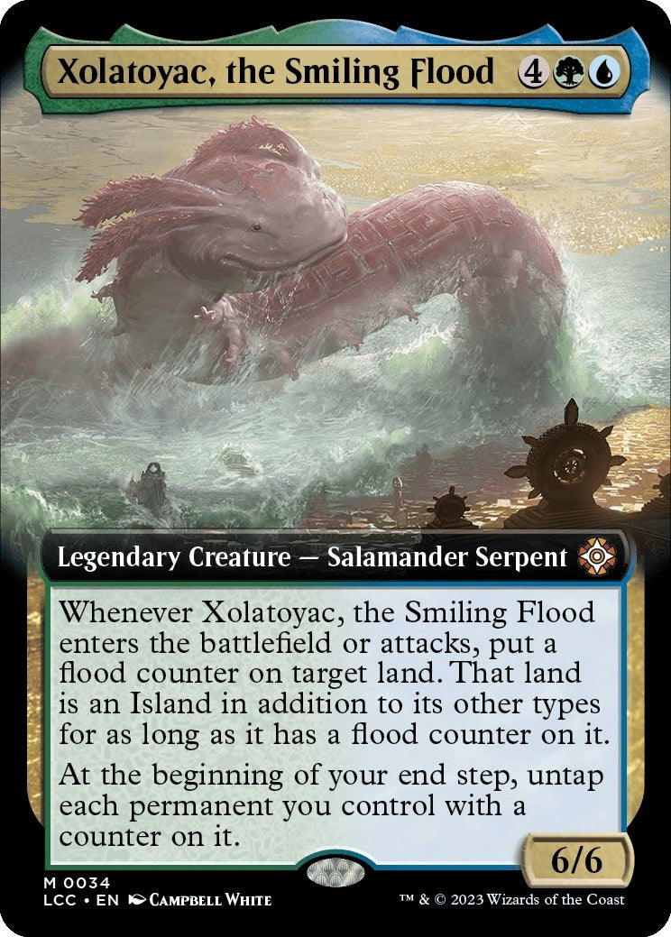 Xolatoyac the Smiling Flood (Extended Art) (34) [LCC] - MTG Single