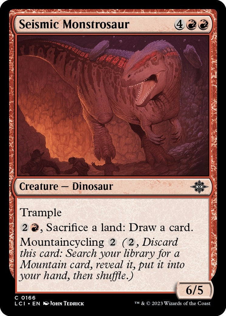 Seismic Monstrosaur (166) [LCI] - MTG Single