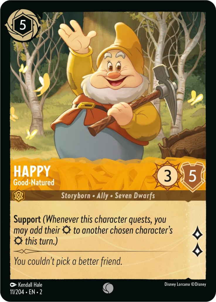 Happy - Good-Natured (11) (2) - Disney Lorcana Single