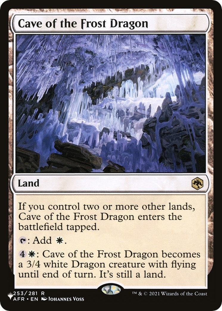 Cave of the Frost Dragon (253) [LIST] - MTG Single