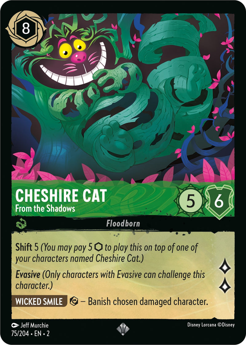 Cheshire Cat - From the Shadows (75) (2) - Disney Lorcana Single