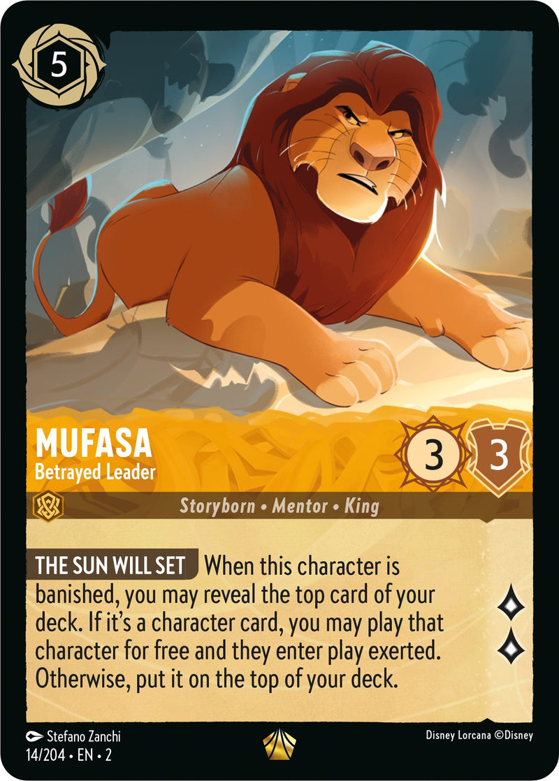 Mufasa - Betrayed Leader (14) (2) - Disney Lorcana Single