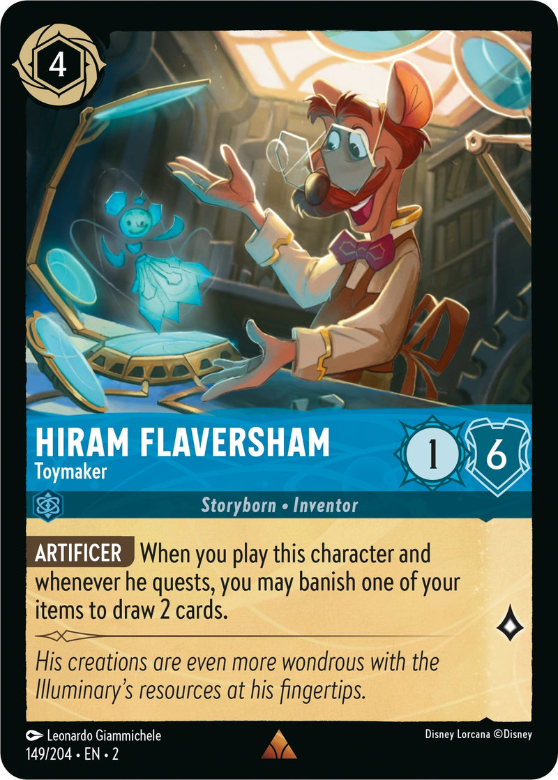 Hiram Flaversham - Toymaker (149) (2) - Disney Lorcana Single