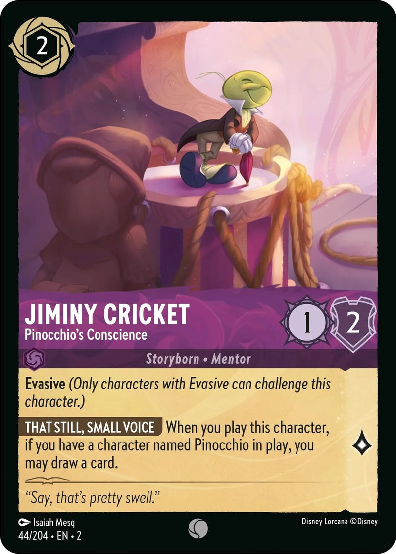 Jiminy Cricket - Pinocchio’s Conscience (44) (2) - Disney Lorcana Single