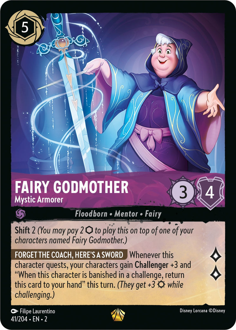 Fairy Godmother - Mystic Armorer (41) (2) - Disney Lorcana Single