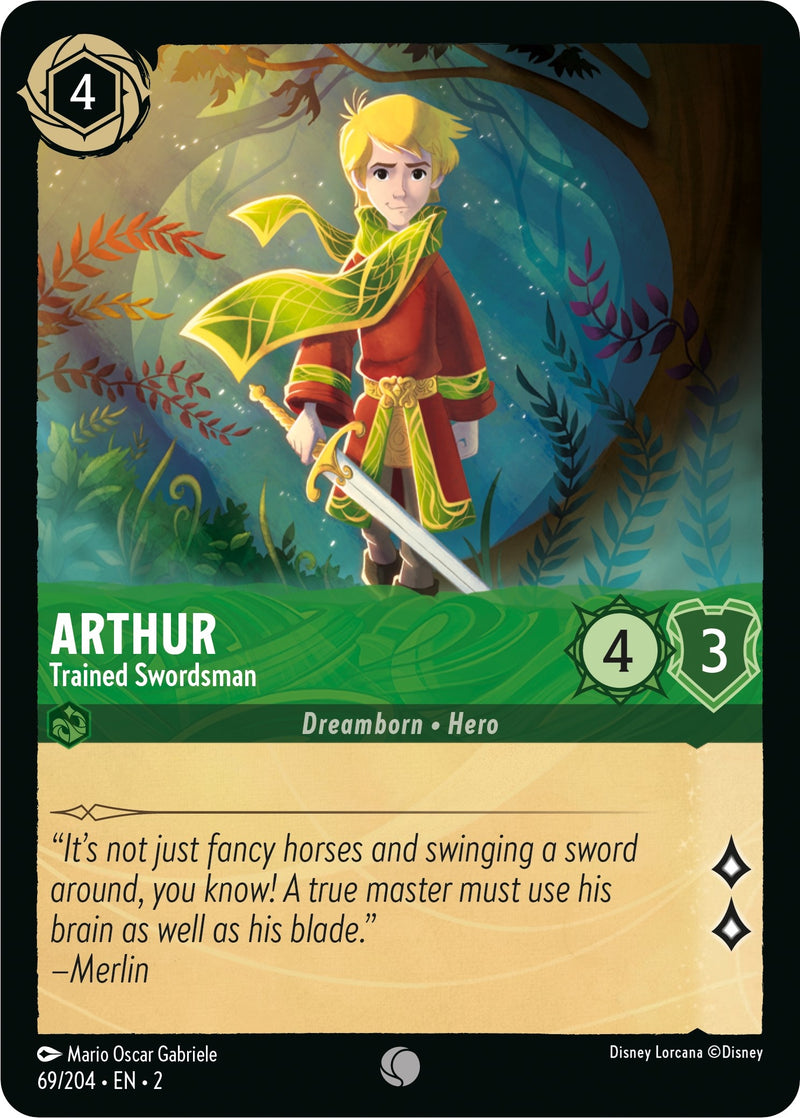 Arthur - Trained Swordsman (69) (2) - Disney Lorcana Single