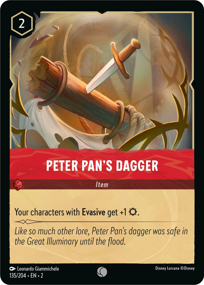 Peter Pan’s Dagger (135) (2) - Disney Lorcana Single