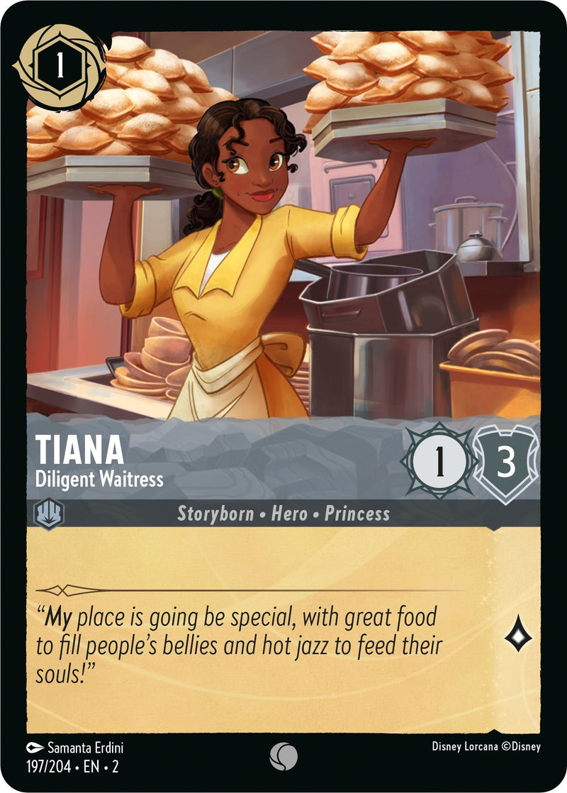 Tiana - Diligent Waitress (197) (2) - Disney Lorcana Single