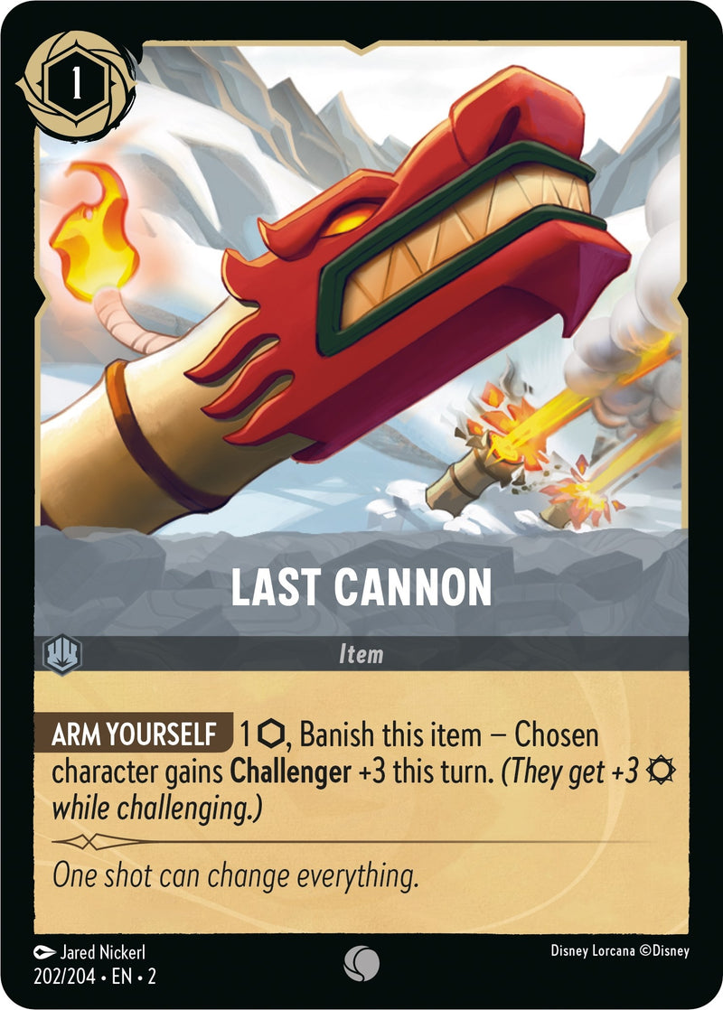 Last Cannon (202) (2) - Disney Lorcana Single