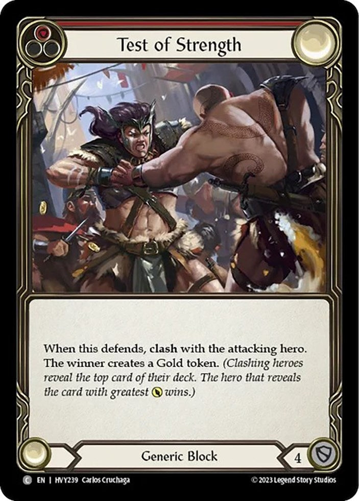Test of Strength (239) [HVY] - Flesh and Blood TCG Single