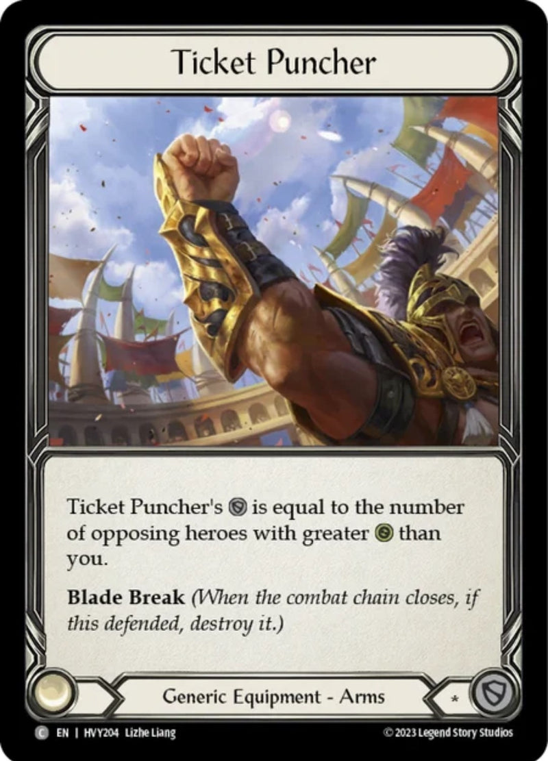 Ticket Puncher (204) [HVY] - Flesh and Blood TCG Single