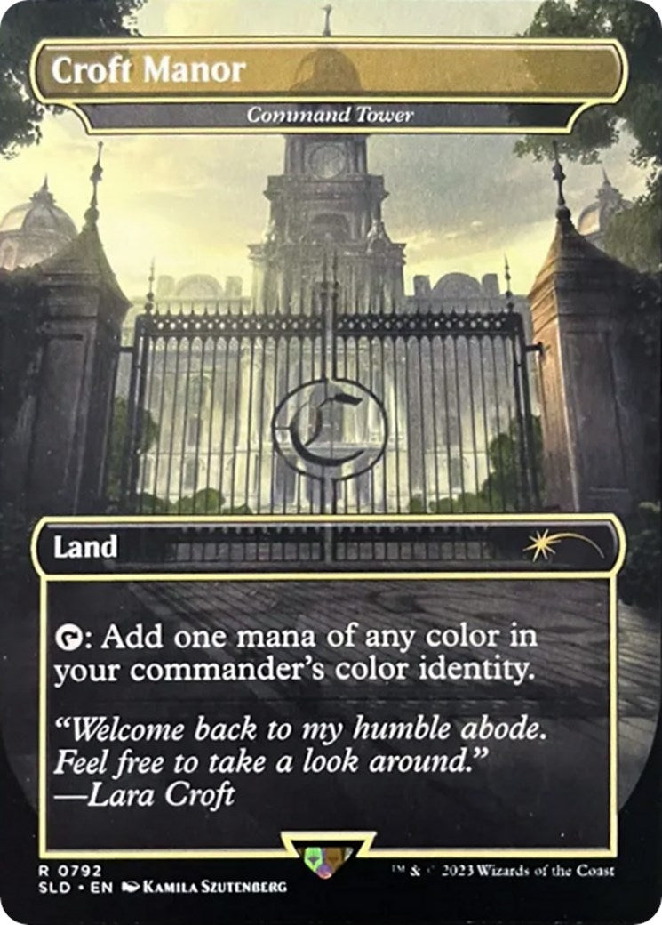 Croft Manor - Command Tower (792) [SLD] - MTG Single