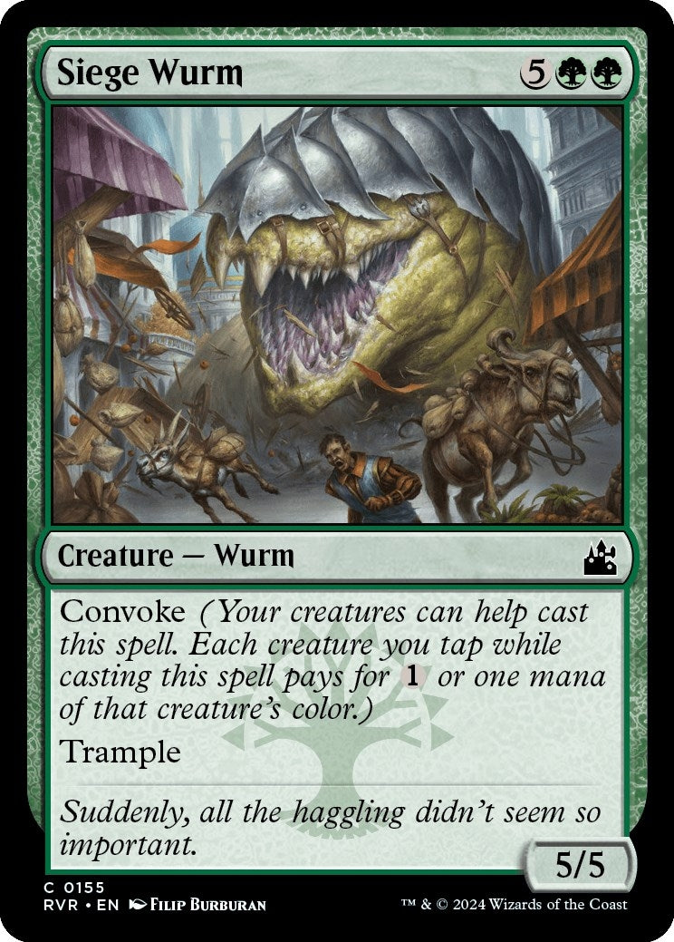 Siege Wurm (155) [RVR] - MTG Single