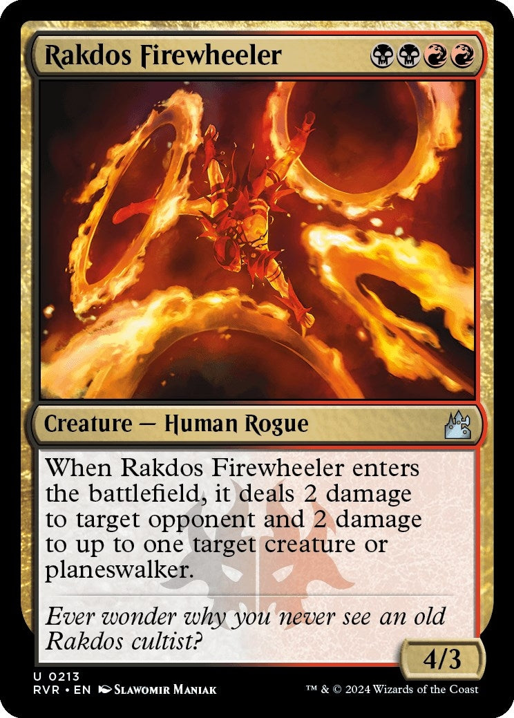 Rakdos Firewheeler (213) [RVR] - MTG Single