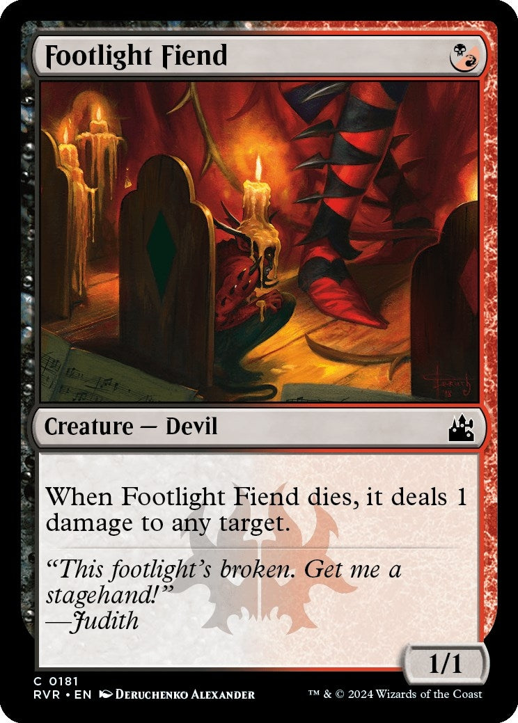 Footlight Fiend (181) [RVR] - MTG Single