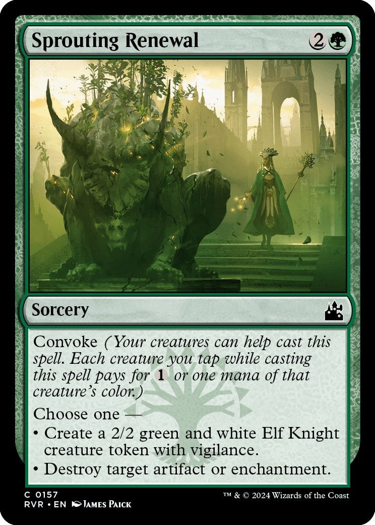 Sprouting Renewal (157) [RVR] - MTG Single