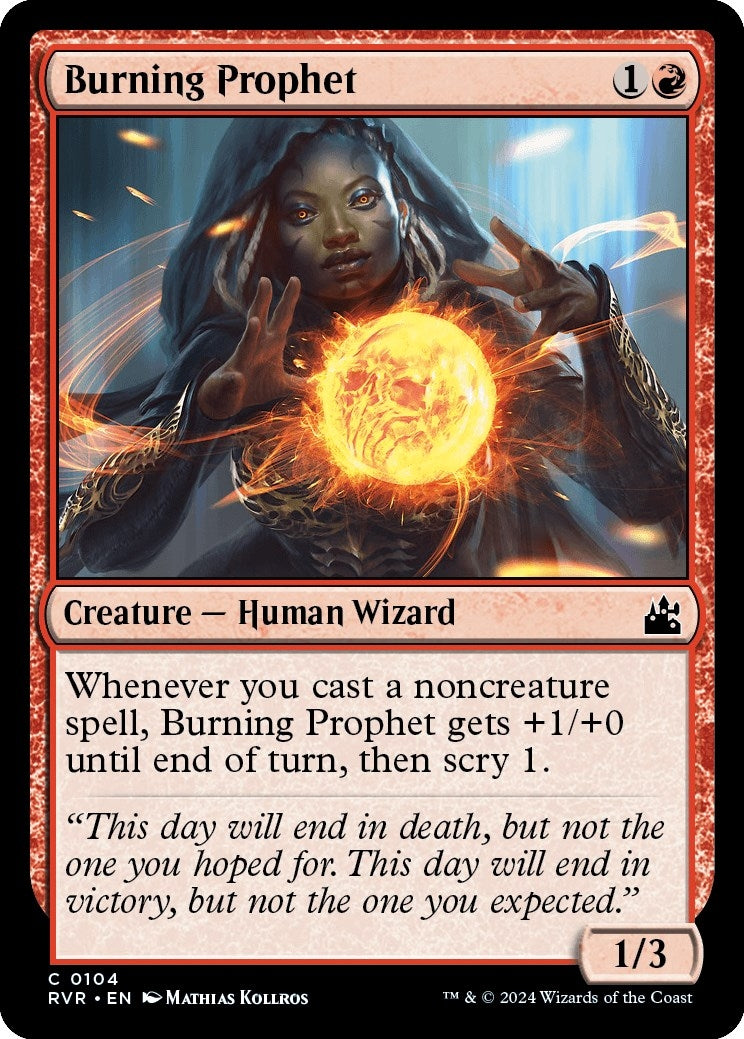 Burning Prophet (104) [RVR] - MTG Single