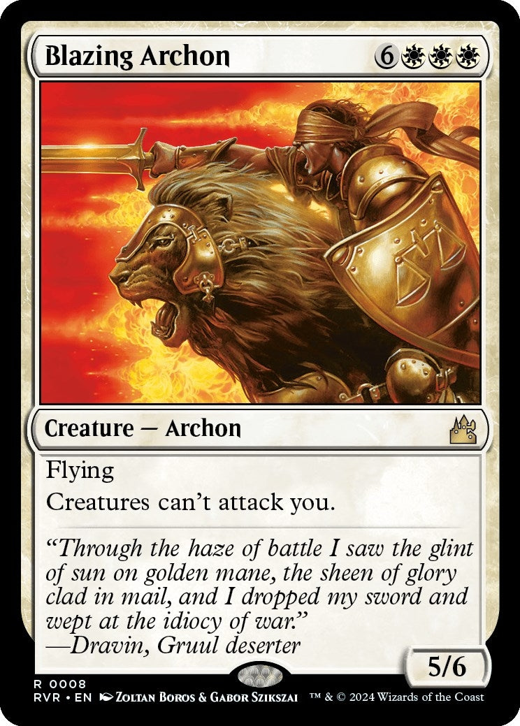 Blazing Archon (8) [RVR] - MTG Single