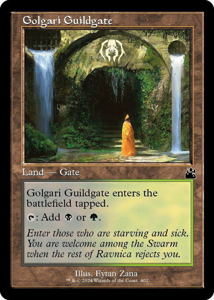 Golgari Guildgate (Retro Frame) (402) [RVR] - MTG Single