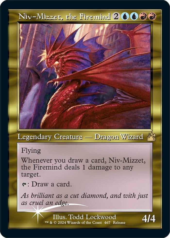 Niv-Mizzet the Firemind (Retro Frame) (467) [LARP] - MTG Single
