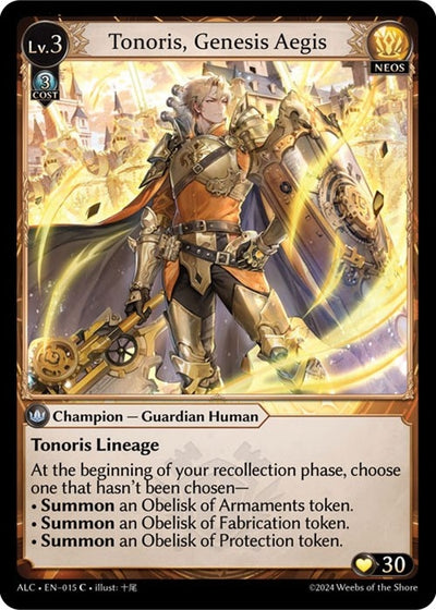 Tonoris, Genesis Aegis (015) (Alchemical Revolution)