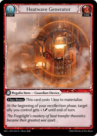 Heatwave Generator (033) (Alchemical Revolution)