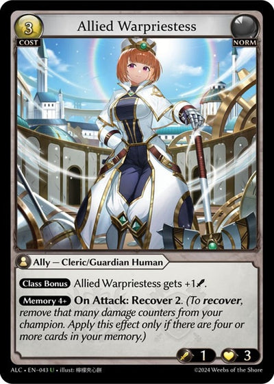 Allied Warpriestess (043) (Alchemical Revolution)