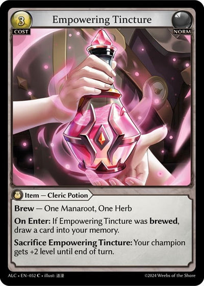 Empowering Tincture (052) (Alchemical Revolution)