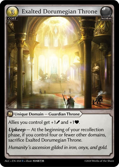 Exalted Dorumegian Throne (054) (Alchemical Revolution)