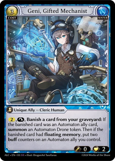 Geni, Gifted Mechanist (135) (Alchemical Revolution)