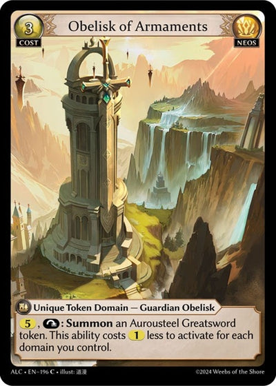 Obelisk of Armaments (196) (Alchemical Revolution)