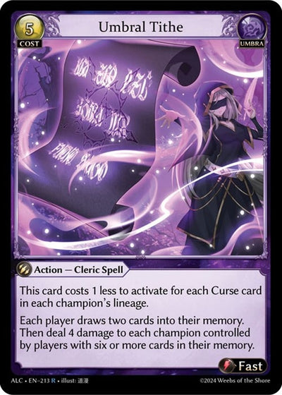 Umbral Tithe (213) (Alchemical Revolution)