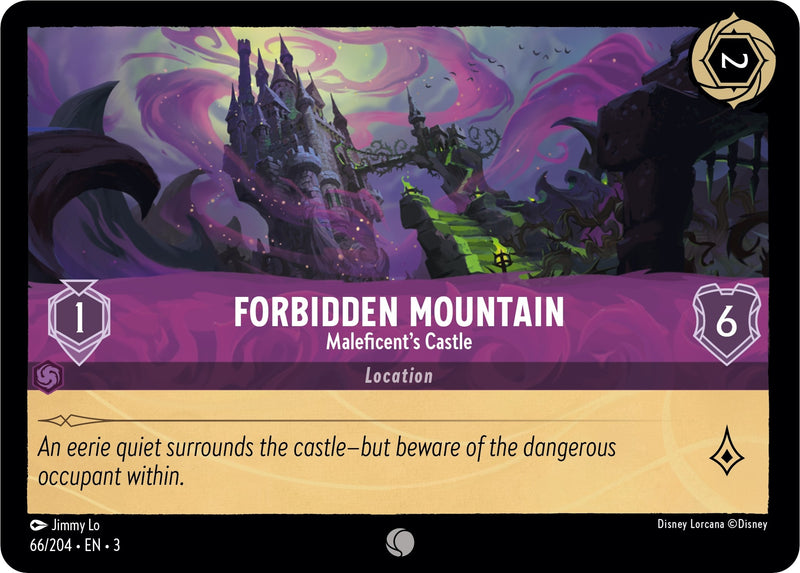 Forbidden Mountain - Maleficent’s Castle (66) (3) - Disney Lorcana Single