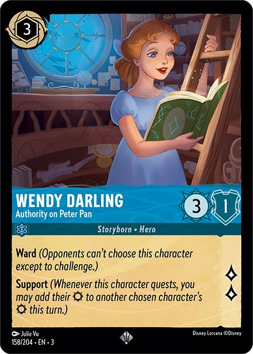 Wendy Darling - Authority on Peter Pan (158) (3) - Disney Lorcana Single