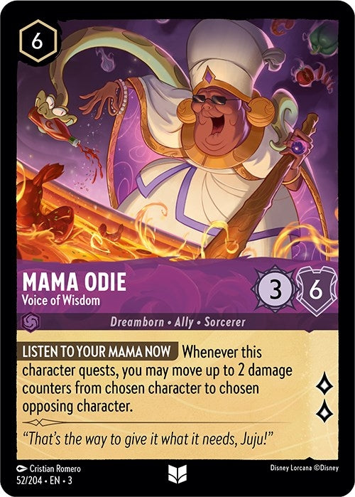 Mama Odie - Voice of Wisdom (52) (3) - Disney Lorcana Single