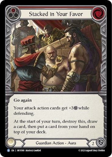 Stacked in Your Favor (Red) (68) [HVY]