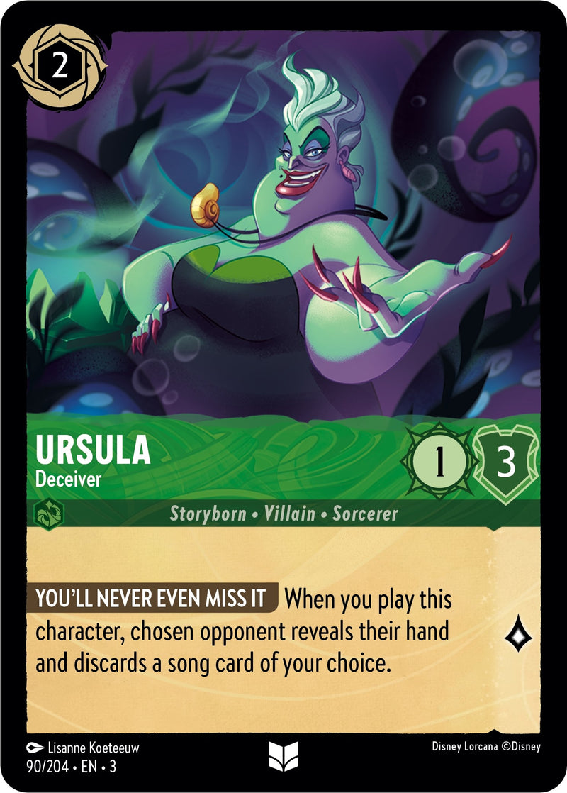 Ursula - Deceiver (90) (3) - Disney Lorcana Single