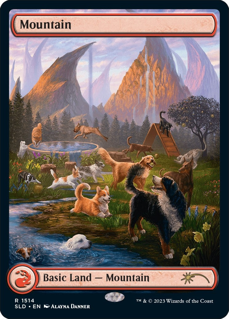 Mountain (1514) (1514) [SLD] - MTG Single