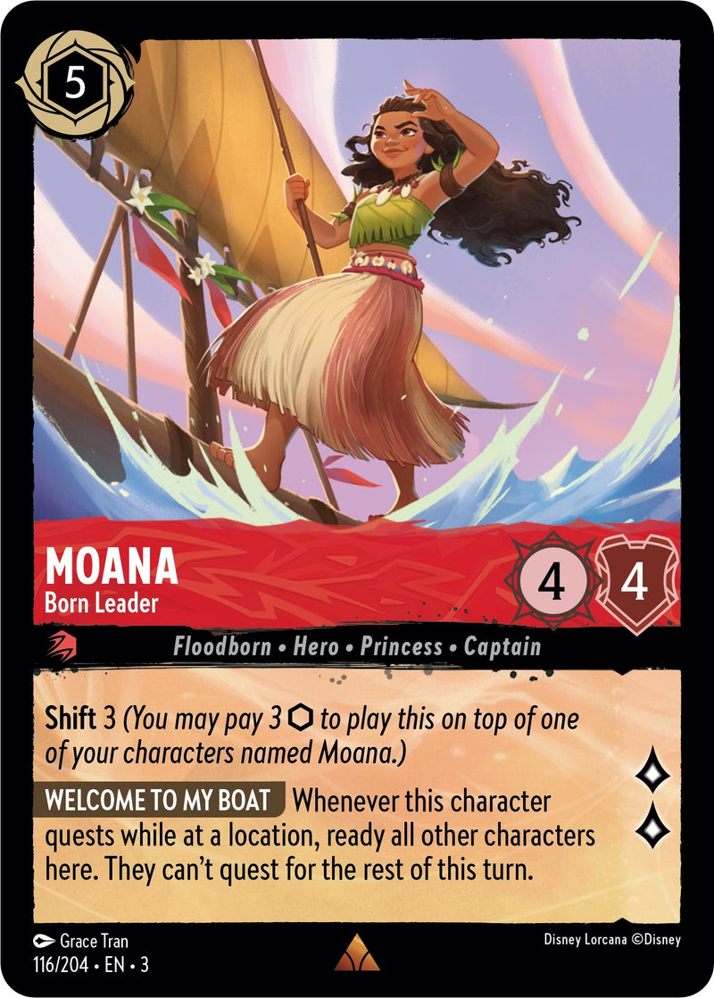 Moana - Born Leader (116) (3) - Disney Lorcana Single