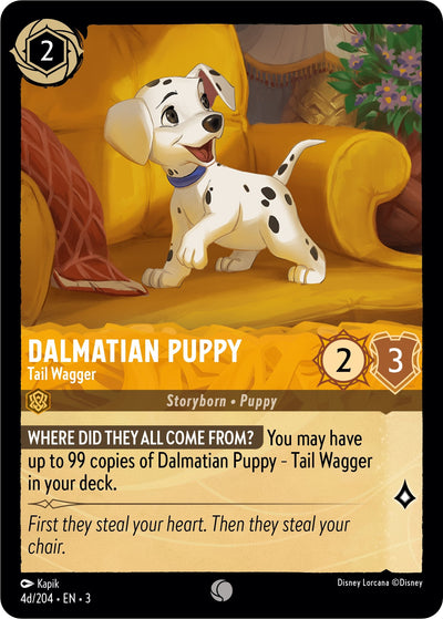 Dalmatian Puppy - Tail Wagger (4d/204) (4d/204) [Into the Inklands]