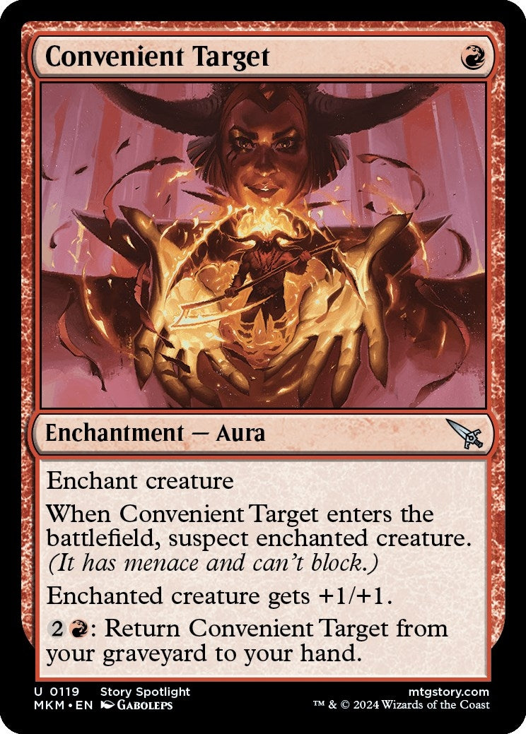 Convenient Target (119) [MKM] - MTG Single