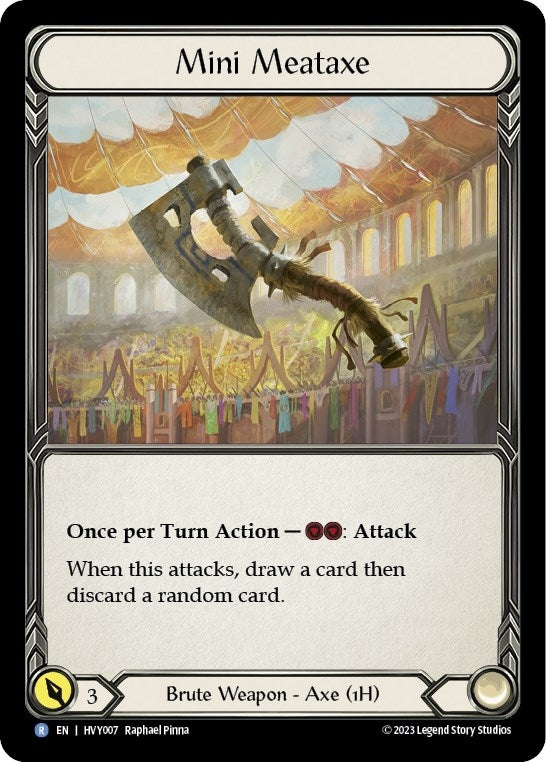 Mini Meataxe (7) [HVY] - Flesh and Blood TCG Single