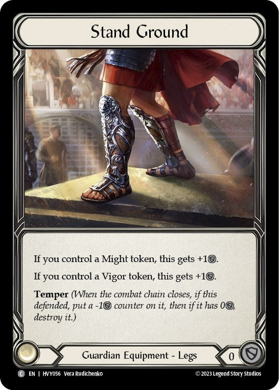 Stand Ground (56) [HVY] - Flesh and Blood TCG Single