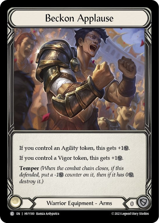 Beckon Applause (100) [HVY] - Flesh and Blood TCG Single